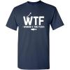imageWTF Wheres The Fish Graphic Novelty Sarcastic Funny T ShirtNavy