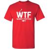 imageWTF Wheres The Fish Graphic Novelty Sarcastic Funny T ShirtRed
