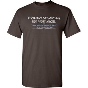 imageMake Fun of Them Together Adult Humor Graphic Novelty Sarcastic Funny T ShirtBrown