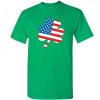 imageClover Shaped American Flag St Patricks Day Saint Paddy Irish Pats Sarcastic Funny T ShirtIrish