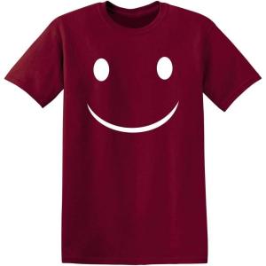 imageHappy Graphic Smile Sarcastic Novelty Funny Kids Youth T ShirtGarnet
