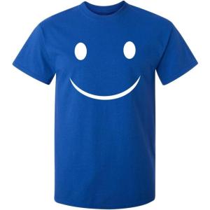imageHappy Graphic Smile Sarcastic Novelty Funny Kids Youth T ShirtRoyal