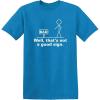 imageNot A Good Sign Stick Figure Graphic Novelty Sarcastic Funny Gag Gift T ShirtHeather Sapphire