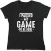 imageI Paused My Game to Be Here Graphic Tees Men Gaming Gamer Novelty Funny T ShirtBlack
