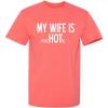 imageMy Wife is Psychotic Humor Sarcasm Funny T ShirtCoral