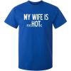 imageMy Wife is Psychotic Humor Sarcasm Funny T ShirtRoyal