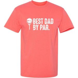 imageBest Dad by Par Graphic Novelty Sarcastic Funny T ShirtCoral