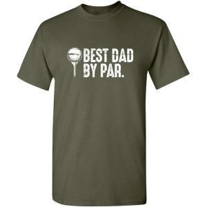 imageBest Dad by Par Graphic Novelty Sarcastic Funny T ShirtMilitary