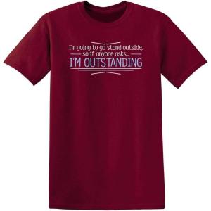 imageOutstanding Humor Graphic Novelty Sarcastic Funny T ShirtGarnet