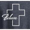 imageFeelin Good Tees Christian Religious Easter Gift Christmas Faith Mens and Womens Graphic ShirtsHeather Navy