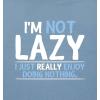 imageNot Lazy Enjoy Doing Nothing Graphic Novelty Sarcastic Funny T ShirtCharcoal