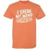 imageIt Hurts to Bite My Tongue Graphic Novelty Sarcastic Funny T ShirtSunset