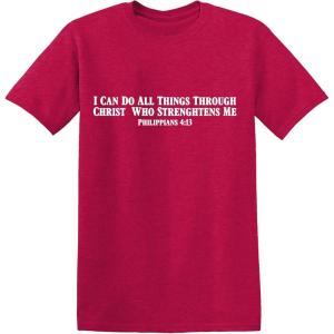 imageFeelin Good Tees Christian Religious Easter Gift Christmas Faith Mens and Womens Graphic ShirtsHeather Red2