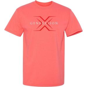imageGeneration X Graphic Novelty Sarcastic Funny T ShirtCoral