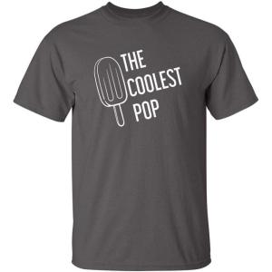 imageThe Coolest Pop for Dad Graphic Dad Gifts T ShirtCharcoal