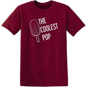 imageThe Coolest Pop for Dad Graphic Dad Gifts T ShirtGarnet