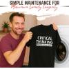 imageCritical Thinking Sarcastic Mens Funny Graphic TShirts  Printed in USA Novelty Graphic Tees for Men  Funny Shirts for MenDusk