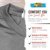 imageIm Fine Tall Sized Shirt for Men Halloween Costume Zombie Movie Slash Shark Bite Scary Graphic Novelty Funny TShirtSp Grey