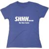 imageShhh No One Cares Humor Sarcasm Funny T ShirtViolet