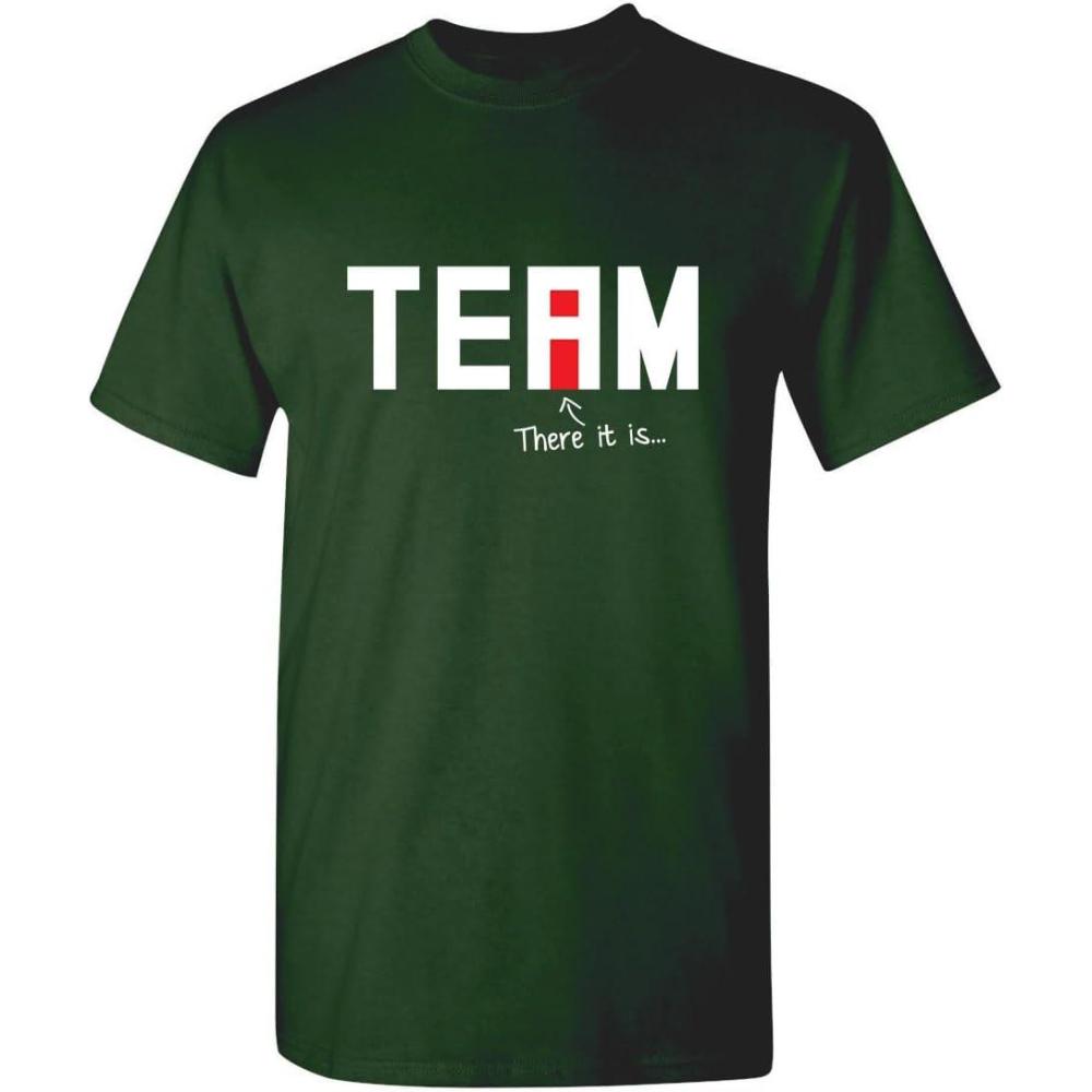 imageI Found The I in Team Sports T Shirt  Classic Style for Everyday Wear  Cool Look with Novelty Sarcastic Funny T ShirtsForest