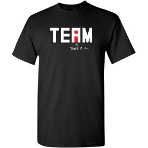 imageI Found The I in Team Sports T Shirt  Classic Style for Everyday Wear  Cool Look with Novelty Sarcastic Funny T ShirtsBlack