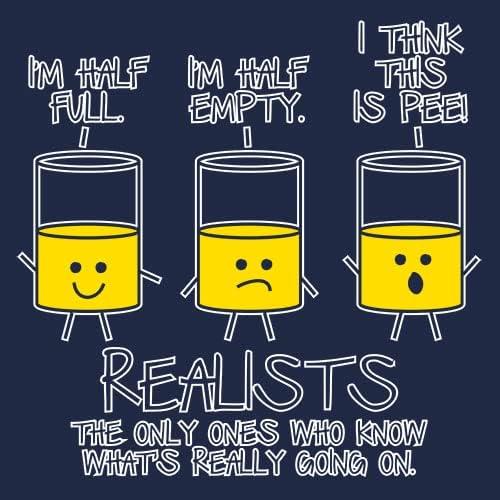 imageRealists The Only Ones That Know What is Going On Mens Joke Sarcastic Tees for Men  Printed in USA Joke Graphics TeesBrown