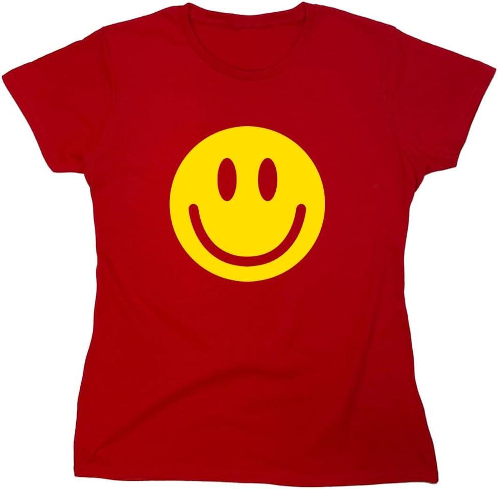 imageSmile Face Emoticons Happy Face Mens Graphic Hippie 70s Funny T ShirtRed