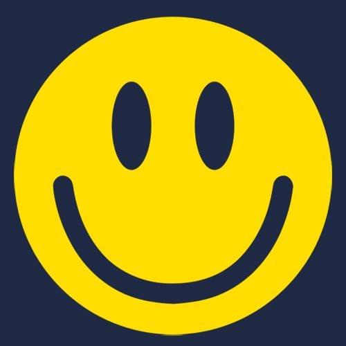 imageSmile Face Emoticons Happy Face Mens Graphic Hippie 70s Funny T ShirtRed