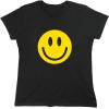 imageSmile Face Emoticons Happy Face Mens Graphic Hippie 70s Funny T ShirtBlack