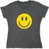 imageSmile Face Emoticons Happy Face Mens Graphic Hippie 70s Funny T ShirtCharcoal