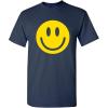 imageSmile Face Emoticons Happy Face Mens Graphic Hippie 70s Funny T ShirtNavy