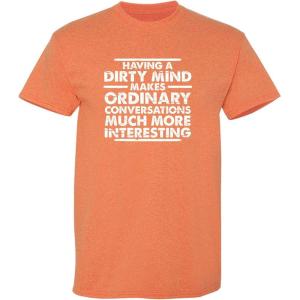 imageDirty Mind Graphic Novelty Sarcastic Funny T ShirtSunset