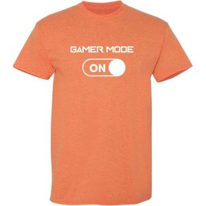 imageGamer Mode On Video Game Graphics Gaming Tees for Men  Gaming Gifts for Men Graphic Novelty Sarcastic Funny T ShirtSunset