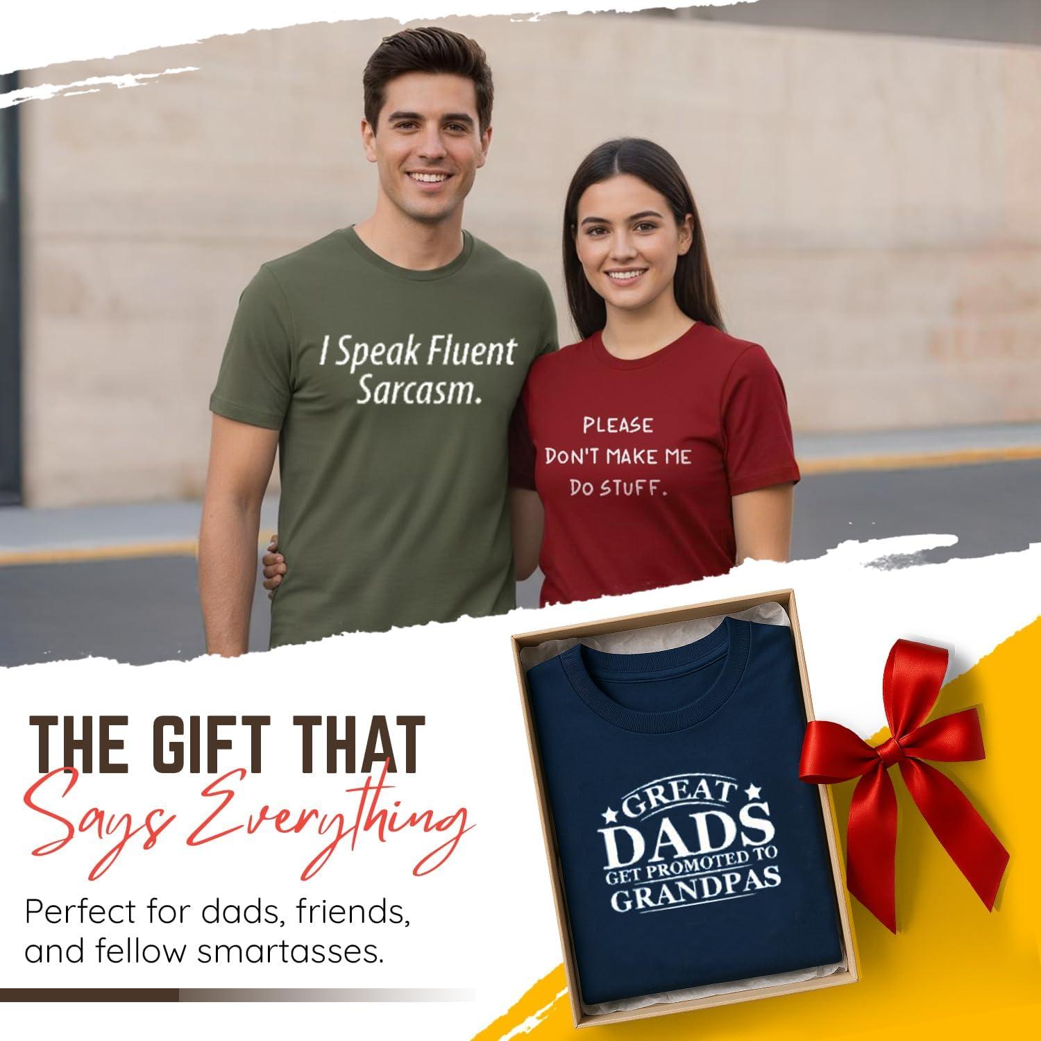 imageAh The Element of Surprise  Mens Graphic TShirts Funny  Cool Graphic Tees Men Vintage  Novelty Sarcastic Funny T ShirtBlack