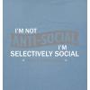 imageIm Not AntiSocial Im Selectively Social Funny Men Tee Shirt  Casual Sarcastic Humor Top  Novelty Sarcastic Funny T ShirtGarnet