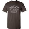 imageSarcasm is an Art  Funny T Shirts for Mens with Humor  Graphic Novelty Sarcastic Funny T Shirts for MenBrown