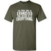 imageYou People Must Be Exhausted Graphic Tee  Funny Sarcastic Shirt for Men  Graphic Novelty Sarcastic Funny T ShirtMilitary