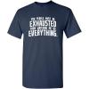 imageYou People Must Be Exhausted Graphic Tee  Funny Sarcastic Shirt for Men  Graphic Novelty Sarcastic Funny T ShirtNavy