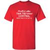 imageAnnoy Those of Us That Do Graphic Novelty Sarcastic Funny T ShirtRed
