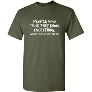 imageAnnoy Those of Us That Do Graphic Novelty Sarcastic Funny T ShirtMilitary