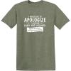 imageto Anyone I Have Not Offended Funny Mens Graphic Tee  Cool Sarcastic T Shirt for Men  Novelty Sarcastic Funny T ShirtHeather Military