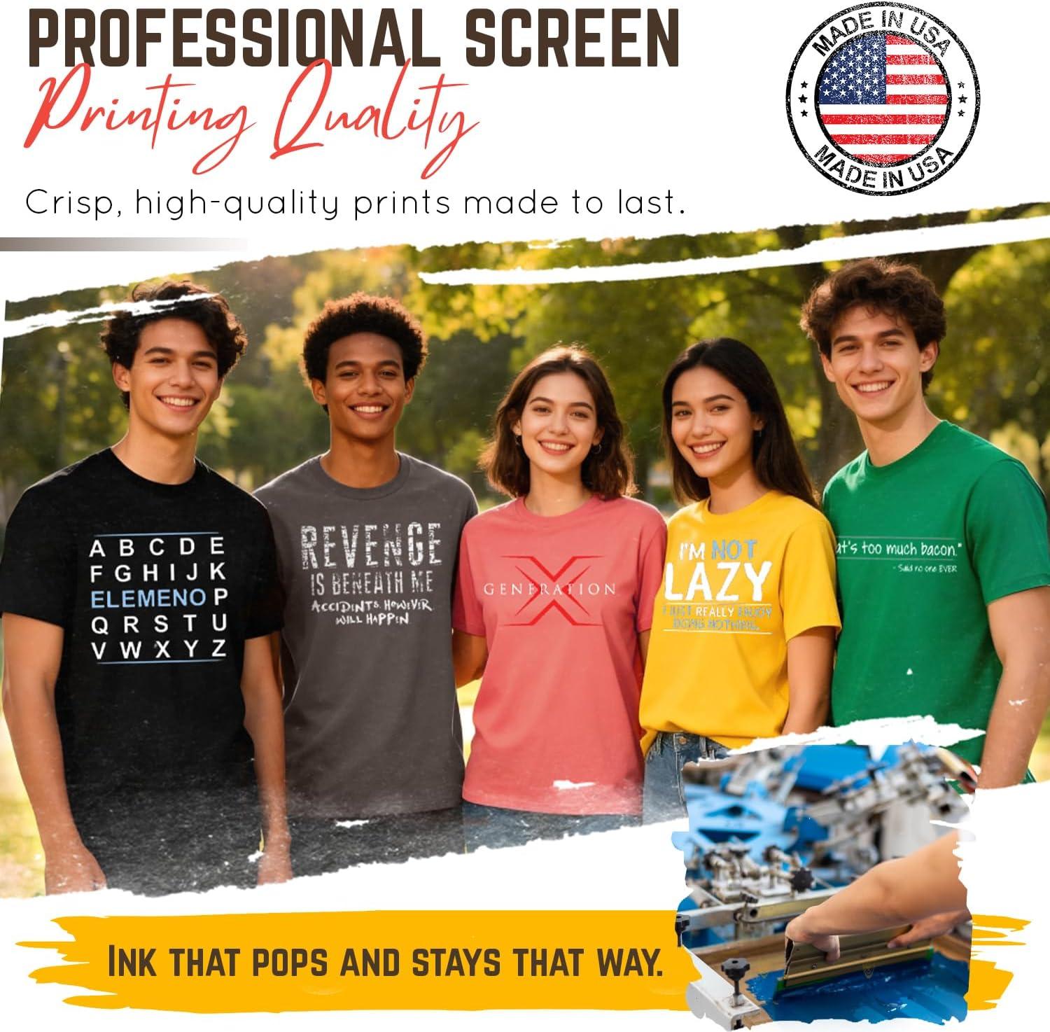 imageRevenge is Beneath Me Mens Graphics Novelty TShirts  Casual Funny Sarcastic Tees for MenCoral