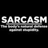 imageSarcasm Bodys Natural Defense Against Stupidity Life Goals Tee  Funny Graphic T Shirt  Funny Mens T ShirtGarnet
