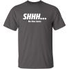 imageShhh No One Cares Graphic Novelty Sarcastic Funny T ShirtCharcoal