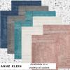 imageAnne Klein 2 Piece 100 Cotton Reverie Solid Bath Rug Set 17quot x 24quotampamp 20quot x 30quot Aqua