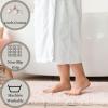 imageAnne Klein 2 Piece 100 Cotton Reverie Solid Bath Rug Set 17quot x 24quotampamp 20quot x 30quot Blush