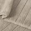 imageAnne Klein 6Piece Reverie Towel Set 2 Bath Towels 2 Hand Towels 2 Wash Cloths 100 Cotton Light GreySand