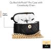 imageAnne Klein Faux Leather Case for Apple AirPods ProBlackGold