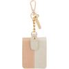 imageAnne Klein Faux Leather Case for Apple AirPodsBeigeBlush Pink