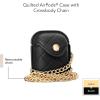 imageAnne Klein Faux Leather Case for Apple AirPodsBlackGold